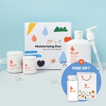 [선물세트]바이오오일 보습듀오 (2개) 세트(바디로션250ml+드라이스킨젤100ml+50m+펌프) + 바이오오일 텀블러/수수진 쇼핑백 증정