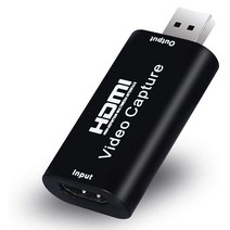 HD 캡처 카드 4K HDMI 통과 USB2.0 1080P 게임 오디오 및 비디오 녹화 보드 PS4 OBS youtub에 적합, 검정