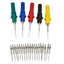 오실로스코프 업그레이드 5PCS HT307A 자동차 오실로스코프 침술 프로브 핀 진단 테스트 수리 도구, 한개옵션0