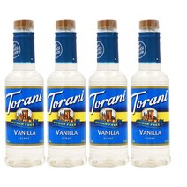 Torani 토라니 바닐라 시럽 슈가 프리 375 ml x 4개, 375ml