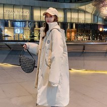 에프디 후드 하프 패딩 여동