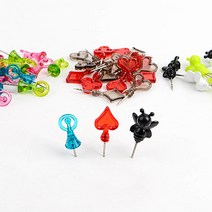 게시판 파티션 꾸미기 디자인 압정 압정꽂이, 1개, 퀸(15P)