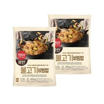 씨제이제일제당 햇반 쿡반 불고기 비빔밥 410g x 2개, 단품