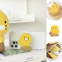 카카오프렌즈 춘식이 스탠드톡 그립톡 핸드폰 거치대 고양이 캐릭터 스마트폰톡, 하이 춘식