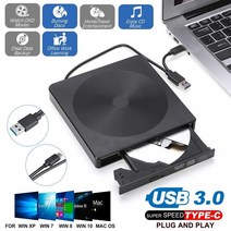 외장형 씨디롬 DVD 플레이어 odd Usb3.0 초박형 type-c 외부 dvd rw cd 라이터 드라이브 버너 리더 노트북 pc dvd 버너 dvd 용 광학 드라이브 147, 협력사