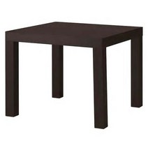 [위드이케아]이케아 보조테이블 LACK 라크 블랙브라운, 조립외 제품 서비스 동영상 별도 제공