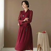 [시크라인]슬아라 철릭 원피스(CLLCO65)