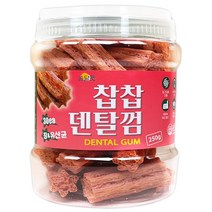 쏨달펫 찹찹 덴탈껌 2종 세트, 장+유산균, 250g, 1개