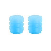 빛나는 블루 그린 핑크 타이어 밸브 모자 자동차 바이크 오토바이 커버 휠 허브 스타일링 도구 액세서리, 05 2Pcs Blue