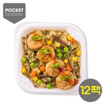 삼색나물현미잡곡밥청양고추닭가슴살볼12팩, 없음