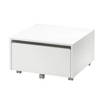 이케아 SLAKT 슬렉트 수납상자+바퀴 화이트 62x62x35 cm 503.629.75
