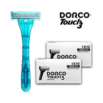 도루코 Touch3 일회용 3중날 면도기, 10개입, 2개