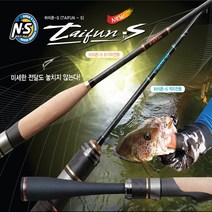 싹쓰리낚씨] NS 엔에스 타이픈S 타이푼S 쏘가리루어낚시대 꺽지낚시대, 타이픈S S-632UL