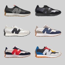 뉴발란스 327 남성용 씨솔트 블랙 그레이 블랙 썸머 포그 멀티 네이비 레드 화이트 검 MS327