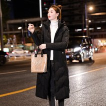 여성 겨울 슬림 롱패딩 여자 코튼 후드 점퍼 블랙프라이데이