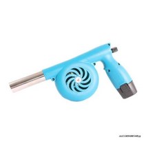 브로워 대포 낙엽 제설 베어툴 무선 충전송풍기 블로워 충전 본체 소형 휴대용 터보 송풍기 5000R 에어 수집 포트 충전식, 01 US Charger Blue