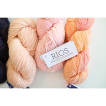 리오스 Rios / 말라브리고 Malabrigo / 100% 퓨어 메리노울 최상급 울사 핸드다잉얀, 695 PEACHY