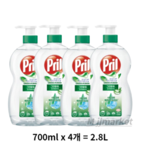 프릴 그린파워 알로에베라향 주방세제, 2.8L, 4개
