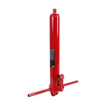 단일 피스톤 펌프 및 클레비스 베이스가 포함된 BIG RED 3톤 유압식 긴 램 잭 적합 차고/상점 크레인 엔진 호이스트 등 핸들 포함 빨간색 A41417R