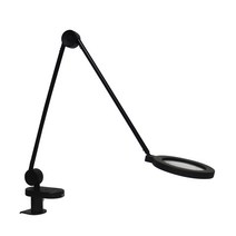 코지라이트 TB-L480C 클램프타입 책상스탠드 3500룩스 리모콘포함 확대경 옵션과 썬라이크LED 선택가능, TB-L480CL확대경추가, 블랙