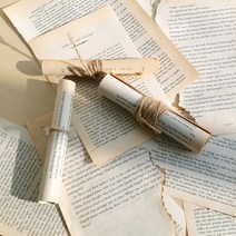 빈티지 영문 페이퍼 인스타 촬영소품 종이엽서 벽장식 영어 종이 고서 낱장 영문책, 2.미디움 1장