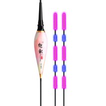 루키드 현영 민물전자찌 V 보라색 LED 전자찌 민물 낚시찌 눈이 편한 예쁜 전자찌, V-006