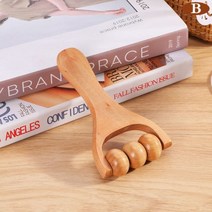 나무 마사지봉나무 마사지 스틱 롤러 바디 반사 요법 침술 치료 경락 스크랩 림프 배수 얼굴 리프트 도구 1 개, 사진으로