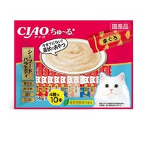 [이나바] 챠오츄르 대용량 80P 골라담기, 씨푸드버라이어티 SC187x2봉