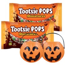 투시팝 미니어처 사탕 40p 200g + 할로윈 호박 바구니 세트