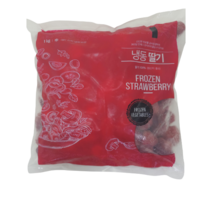 [얌얌마켓] 냉동 딸기 1kg (아이스박스 포함), 1개