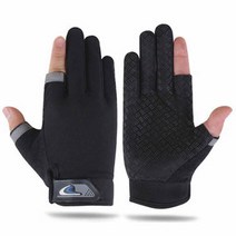 [특수통풍소재] 여름 작업용 스마트폰 터치장갑 자전거 오토바이 배달 라이더 2컷 낚시 여름용 장갑, 1.블루(오픈특판원쁠원)