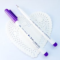 행복한다이세상 홈패션 미싱 재봉틀 수예 자수 퀼트 부자재 모음 일부상품 가격인상, E-08. 차코기화펜 보라색 2개