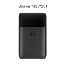 새로운 XIAOMI MIJIA 휴대용 전기 면도기 스마트 미니 수염 트리머 습식 및 건식 면도 왕복 커터 헤드 IPX7 방수, MSW201