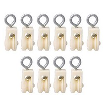 RDEXP Plastic Single Sheave Lifting Rope Pulley for Chicken Poultry Farms Set of 10 null, 1, RDEXP Plastic Single Sheave Li