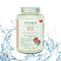 FAVSKIN 입욕제 바스솔트 (대) 로즈 450g, 단품