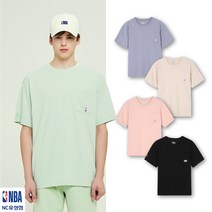 NBA 남녀공용 루즈핏 포켓 라운드 반팔 티셔츠 N222TS013P N222TS013Z NC대전유성