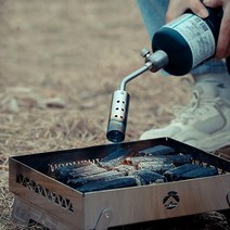 스텐 이소 부탄 가스토치 수동 캠핑토치 불총 캠핑준비물 피크닉 야외용 캠핑용품, 1개, 부탄가스용