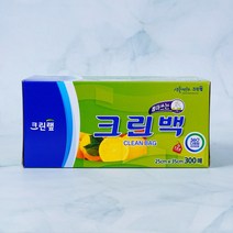 [메가마트]크린랲 뽑아쓰는 크린백 중*300매, 1개