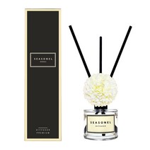시즈넬 플라워 디퓨저 50ml 메리골드 화이트, 애플파이