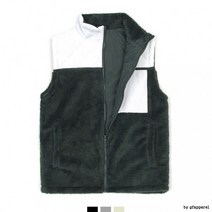 커플시밀러룩 베이직 후리스집업 조끼 봄 가을 겨울