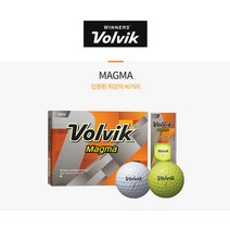 Volvik 볼빅 골프공 마그마 MAGMA 3피스 / 몬스터골프, 화이트