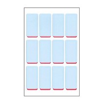 BK세모네모 7매X20묶음 보호 견출지 21X43 420, 적색