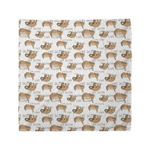 Lunarable 남녀공용 반다나 스카프, Pale Brown