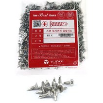 (주)휠네이쳐 스텐 직결피스, 길이 19mm 접시머리 [500개]