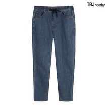 TBJ 유니 릴레스드 M톤 올밴딩 데님 팬츠(T205DP562P)