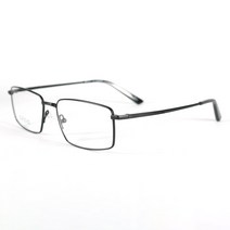 대륙안경 남성 티타늄 안경테 사각 하금테 명품 초경량 안경태 dl9362