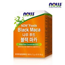 [한국공식총판] 나우푸드 블랙마카 30포 1박스 (1개월분), 2g x 30포 (60g)