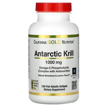 캘리포니아 골드 뉴트리션 남극 크릴 오일 1000mg 120정 1개