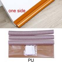 도어 하단 씰 스트립 바람 소음 감소 스토퍼 도어 씰링 차단기 3cm 폼 도어 웨더스트립, 1 건, One Side-brown