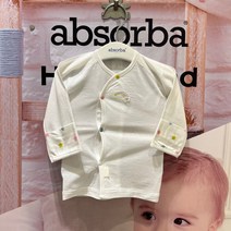 [압소바] 2023년 여름신상 /출산용품의 기본 배냇저고리 /오가닉 코튼으로 더욱 부드럽게 /신생아 선물로 강추*삐우오가닉저고리*
